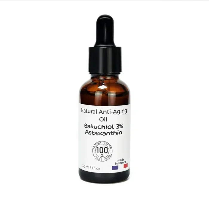 Huile anti-âge 3 % Bakuchiol-Squalane + Astaxanthine – Image 5